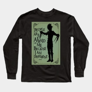 Gift Men Scissorhands Vintage Long Sleeve T-Shirt